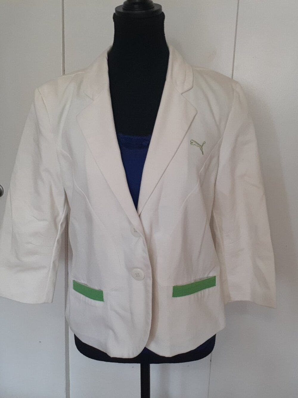 Blazer Puma blanc et vert, Large